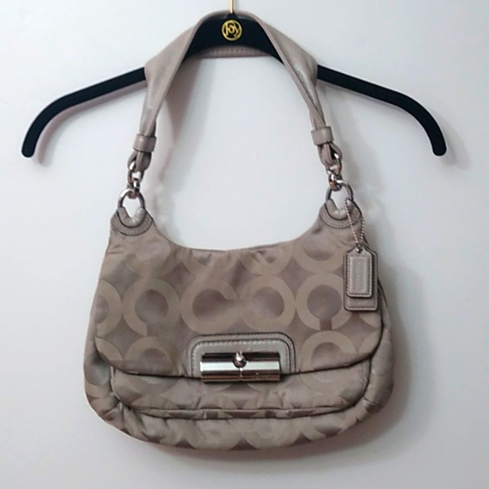 Coach Kristin Op Art Hobo and Crossbody Purse